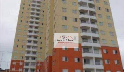 Apartamento com 3 dormitórios para alugar, 69 m² por R$ 3.487,50/mês - Centro - Guarulhos/SP