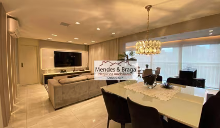 Apartamento com 2 dormitórios para alugar, 128 m² por R$ 8.000,00/mês - Vila Augusta - Guarulhos/SP