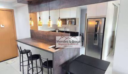 Studio com 1 dormitório para alugar, 38 m² por R$ 3.200,00/mês - Centro - Guarulhos/SP