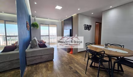 Apartamento com 3 dormitórios à venda, 74 m² por R$ 640.000,00 - Ponte Grande - Guarulhos/SP
