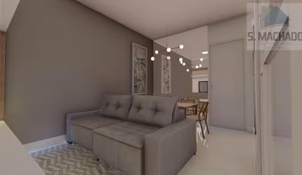 Apartamento para Venda em Santo André, Jardim das Maravilhas, 2 dormitórios, 1 banheiro, 1 vaga