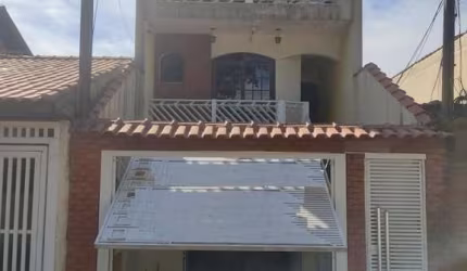 Sobrado para Venda em Santo André, Parque Novo Oratório, 3 dormitórios, 1 suíte, 4 banheiros, 8 vagas