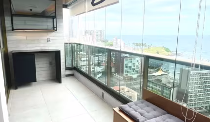 Apartamento à venda na Barra, 1/4, varanda, finamente decorado, 50 m, Slavador Ba