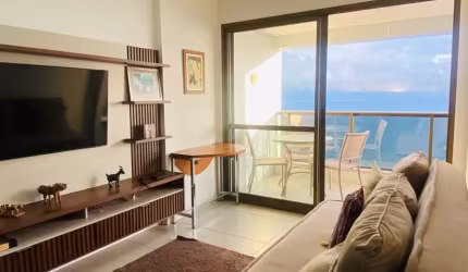 Apartamento à locacao 1/4, varanda, 50m, vaga de garagem
