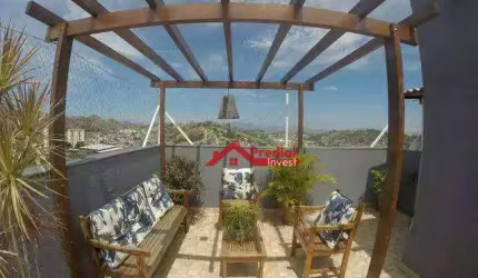 Linda Cobertura No Barro Vermelho  à venda, 104 m² por R$ 495.000 - Barro Vermelho - São Gonçalo/Rio de Janeiro