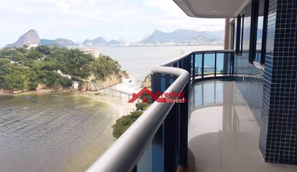Apartamento com 4 dormitórios, 280 m² - venda por R$ 3.000.000,00 ou aluguel por R$ 18.050,00/mês - Boa Viagem - Niterói/RJ