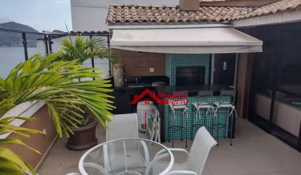 Cobertura com 3 dormitórios, 350 m² - venda por R$ 3.900.000,00 ou aluguel por R$ 17.200,00/mês - Icaraí - Niterói/RJ