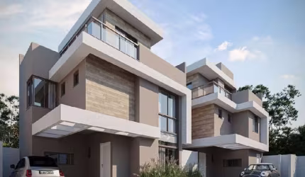 SOBRADO EM SANTA FELICIDADE, CONDOMINIO FECHADO, 3 QUARTOS, 1 SUÍTE, 2 VAGAS GARAGEM, 176.96 M2