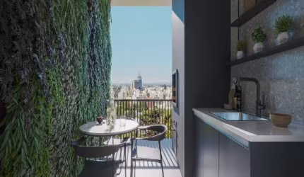 APARTAMENTO GARDEN NO ÁGUA VERDE, 2 QUARTOS, 1 SUÍTE, 1 VAGA, 59,93 M2 PRIV. E 146 M2 TOTAL