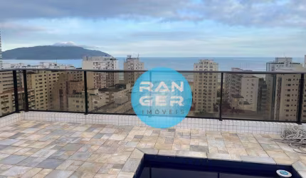 Cobertura com 3 dormitórios 1 suite e 4vagas à venda, 251 m² por R$ 2.760.000 - Gonzaga - Santos/SP