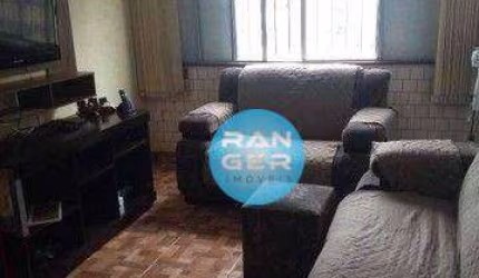 Apartamento com 3 dormitórios à venda, 110 m² por R$ 399.000,00 - Encruzilhada - Santos/SP
