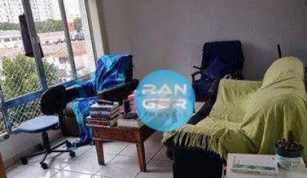 Apartamento com 2 dormitórios à venda, 86 m² por R$ 415.000,00 - Aparecida - Santos/SP