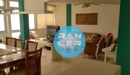 Apartamento com 2 dormitórios e vista mar à venda, - Embaré - Santos/SP