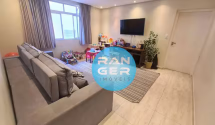 Apartamento 2 dormitorios com dependencia (revertida)  Boqueirão Santos