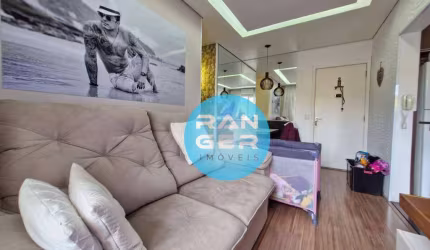 Apartamento com 2 dormitórios à venda, 49 m² por R$ 320.000,00 - Castelo - Santos/SP