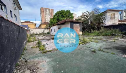 Terreno à venda, 666 m² por R$ 1.662.000,00 - Macuco - Santos/SP