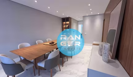 Apartamento mobiliado 3 dormitórios, 2 suítes à venda  - Pompéia - Santos/SP