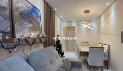 Apartamento com 2 dormitórios à venda, 49 m² por R$ 370.000 - Castelo - Santos/SP