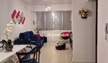 Apartamento 1 dormitório, 1 Vaga, Vista Mar à venda- José Menino - Santos/SP