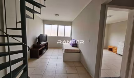Apartamento Duplex, 2 dormitórios, 1 Vaga  R$ 3.316/mês - José Menino - Santos/SP