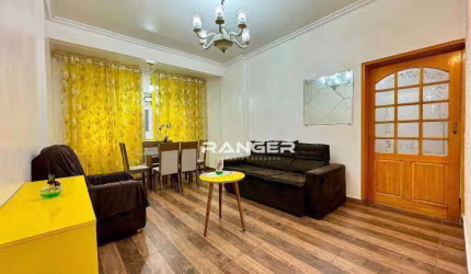 Apartamento com 2 dormitórios à venda, 90 m² por R$ 415.000,00 - Gonzaga - Santos/SP
