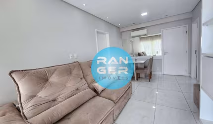 Apartamento com 1 dormitório para alugar, 57 m² por R$ 6.001,00/mês - Gonzaga - Santos/SP