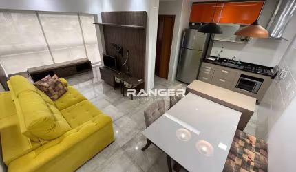 Apartamento mobiliado 1 dormitório em Santos Boqueirão