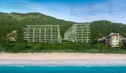 Apartamento para Venda em Florianópolis, Praia Brava, 3 dormitórios, 3 suítes, 4 banheiros, 2 vagas