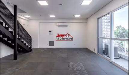 Sala Comercial de Alto Padrão no Butantã, São Paulo-SP: 1 sala, 1 banheiro, 1 vaga, 90m² de área. Agende sua visita!
