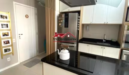 Apartamento à venda no Centro de Osasco-SP: 2 quartos, 1 suíte, sala, 2 banheiros, 1 vaga, 67m² de área. Venha conferir!