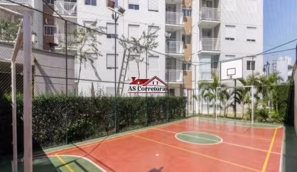 Apartamento para locação no Jaguaré, São Paulo-SP: 2 quartos, 2 salas, 2 banheiros, 1 vaga de garagem, 45m² de área.