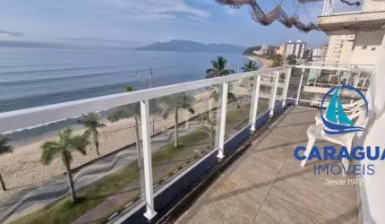Apartamento 3 dormitórios , frente Mar, Martim de Sá, Caraguatatuba- S.P