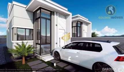 CASA 2 DORMITÓRIOS SENDO 1 SUÍTE EM TIJUCAS -SC  - CA0727.