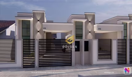 Casa com 2 dormitórios à venda, 70 m² por R$ 350.000,00 - Loteamento Vila das Palmeiras - Tijucas/SC