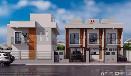 Sobrado com 2 dormitórios à venda, 69 m² por R$ 403.000,00 - Areais  - Tijucas/SC
