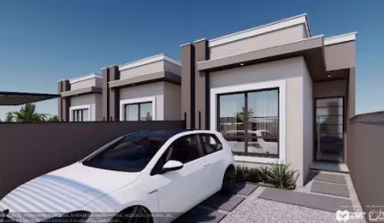 Casa com 2 dormitórios à venda, 66 m² por R$ 390.000,00 - Mata Atlântica - Tijucas/SC
