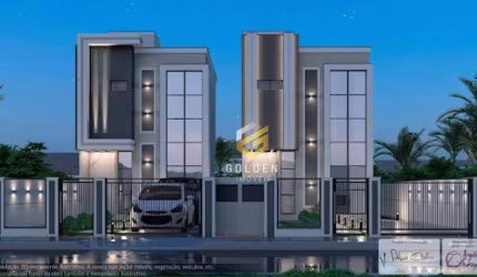 Sobrado com 2 dormitórios à venda, 85 m² por R$ 650.000,00 - Bosque da Mata - Tijucas/SC