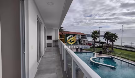 Apartamento novo com 2 suítes, frente mar de Bombas