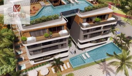 Apartamento com 1 dormitório à venda, 21 m² por R$ 460.000,00 - Intermares - Cabedelo/PB