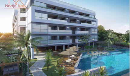Apartamento com 2 dormitórios à venda, 76 m² por R$ 1.750.502,91 - Ponta de Campina - Cabedelo/PB