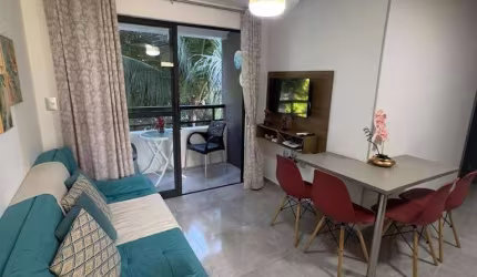 Apartamento MOBILIADO de 47m² com 2 quartos  a 250m. da prais à venda por R$ 470.000 - Bessa - João Pessoa/PB