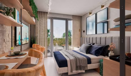 Studio com 1 dormitório à venda, 22 m² por R$ 469.974,57 - Bessa - João Pessoa/PB