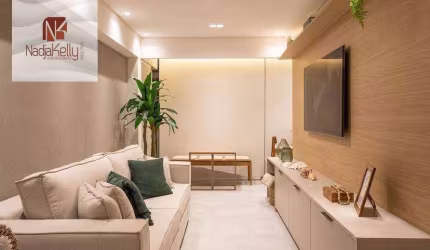 Apartamento com 3 dormitórios à venda, 84 m² por R$ 754.073,25 - Camboinha - Cabedelo/PB