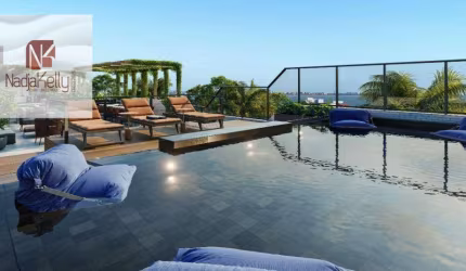 Flat com 1 dormitório à venda, 18 m² por R$ 415.635 - Cabo Branco - João Pessoa/PB