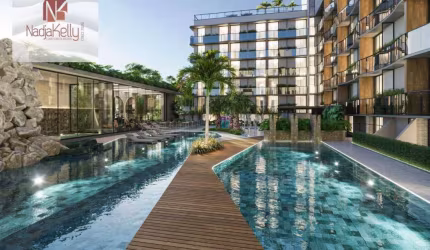 Flats de 17 a 33m² a 150 metros da praia a venda por R$ 360.000 - Cabo Branco - João Pessoa/PB