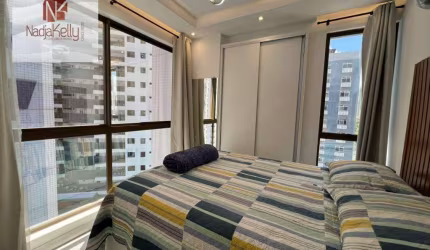 Flat com 1 dormitório à venda, 32 m² por R$ 560.000,00 - Tambaú - João Pessoa/PB