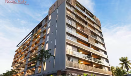 Apartamento com 1 dormitório à venda, 55 m² por R$ 540.836,07 - Intermares - Cabedelo/PB