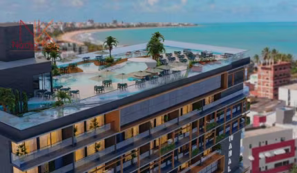 Flat com 1 dormitório à venda, 24 m² por R$ 333.944,44 - Bessa - João Pessoa/PB