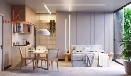 Studio Frente mar com 1 dormitório à venda, 23 m² por R$ 528.209 - Intermares - Cabedelo/PB