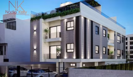 Apartamento térreo de 51m² com 2 quartos a venda por R$ 350.000 - Bessa - João Pessoa/PB